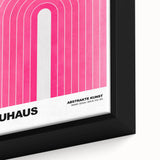 Bauhaus Modern Wall Decor - Contemporary Art Prints with Pink Arch