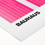 Bauhaus Modern Wall Decor - Contemporary Art Prints with Pink Arch