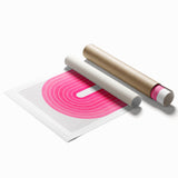 Bauhaus Modern Wall Decor - Contemporary Art Prints with Pink Arch