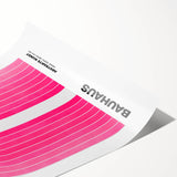 Bauhaus Modern Wall Decor - Contemporary Art Prints with Pink Arch