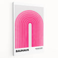 Bauhaus Modern Wall Decor - Contemporary Art Prints with Pink Arch