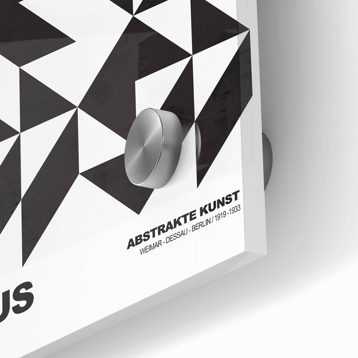 Bauhaus Modern Wall Decor - Contemporary Art Prints with Black Shapes