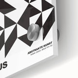 Bauhaus Modern Wall Decor - Contemporary Art Prints with Black Shapes