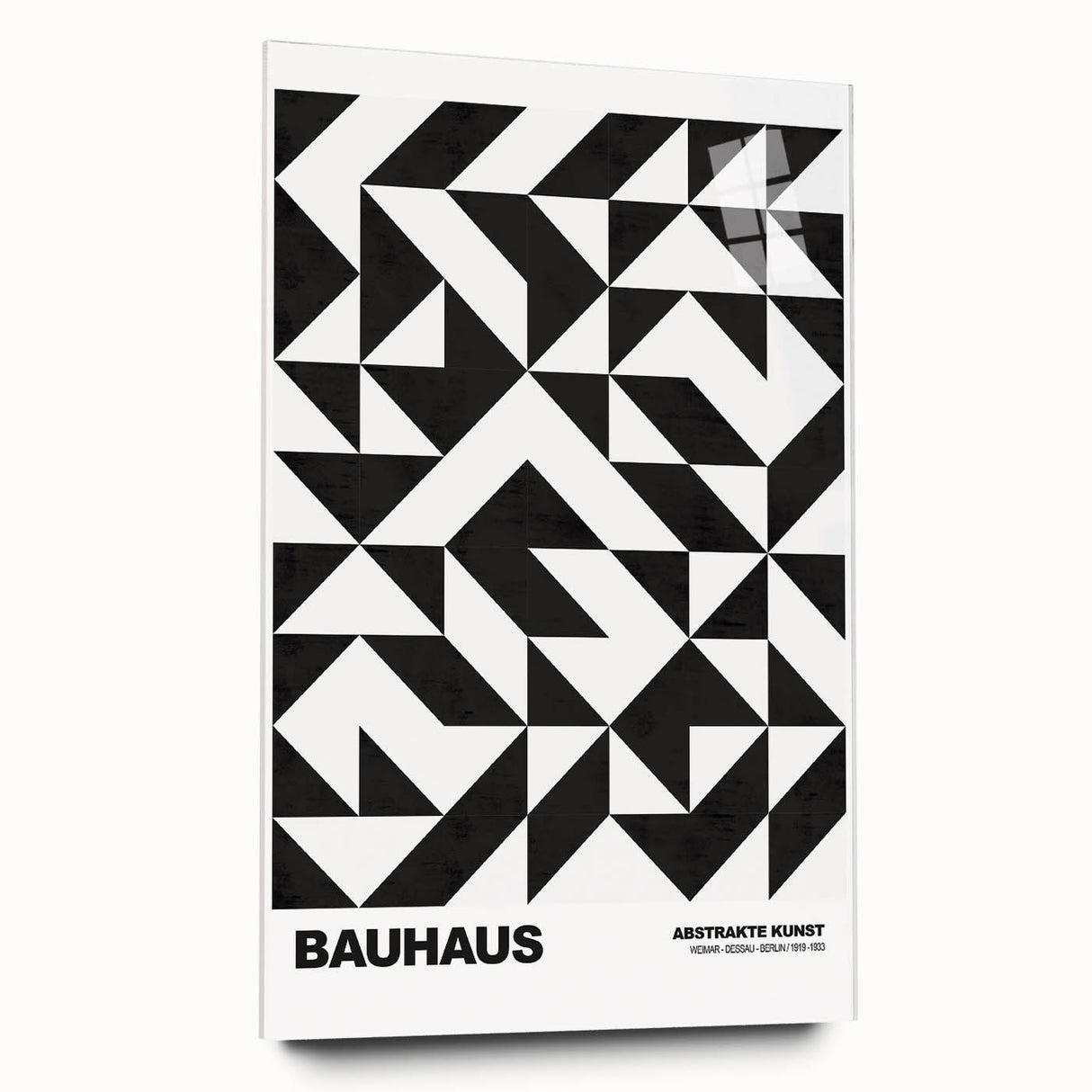 Bauhaus Modern Wall Decor - Contemporary Art Prints with Black Shapes