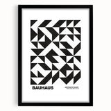 Bauhaus Modern Wall Decor - Contemporary Art Prints with Black Shapes
