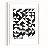 Bauhaus Modern Wall Decor - Contemporary Art Prints with Black Shapes