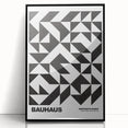 Bauhaus Modern Wall Decor - Contemporary Art Prints with Black Shapes