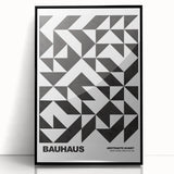 Bauhaus Modern Wall Decor - Contemporary Art Prints with Black Shapes