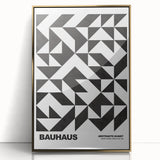 Bauhaus Modern Wall Decor - Contemporary Art Prints with Black Shapes