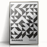 Bauhaus Modern Wall Decor - Contemporary Art Prints with Black Shapes