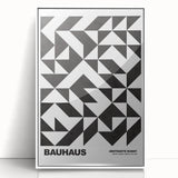Bauhaus Modern Wall Decor - Contemporary Art Prints with Black Shapes