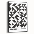 Bauhaus Modern Wall Decor - Contemporary Art Prints with Black Shapes