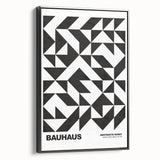 Bauhaus Modern Wall Decor - Contemporary Art Prints with Black Shapes