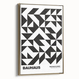 Bauhaus Modern Wall Decor - Contemporary Art Prints with Black Shapes