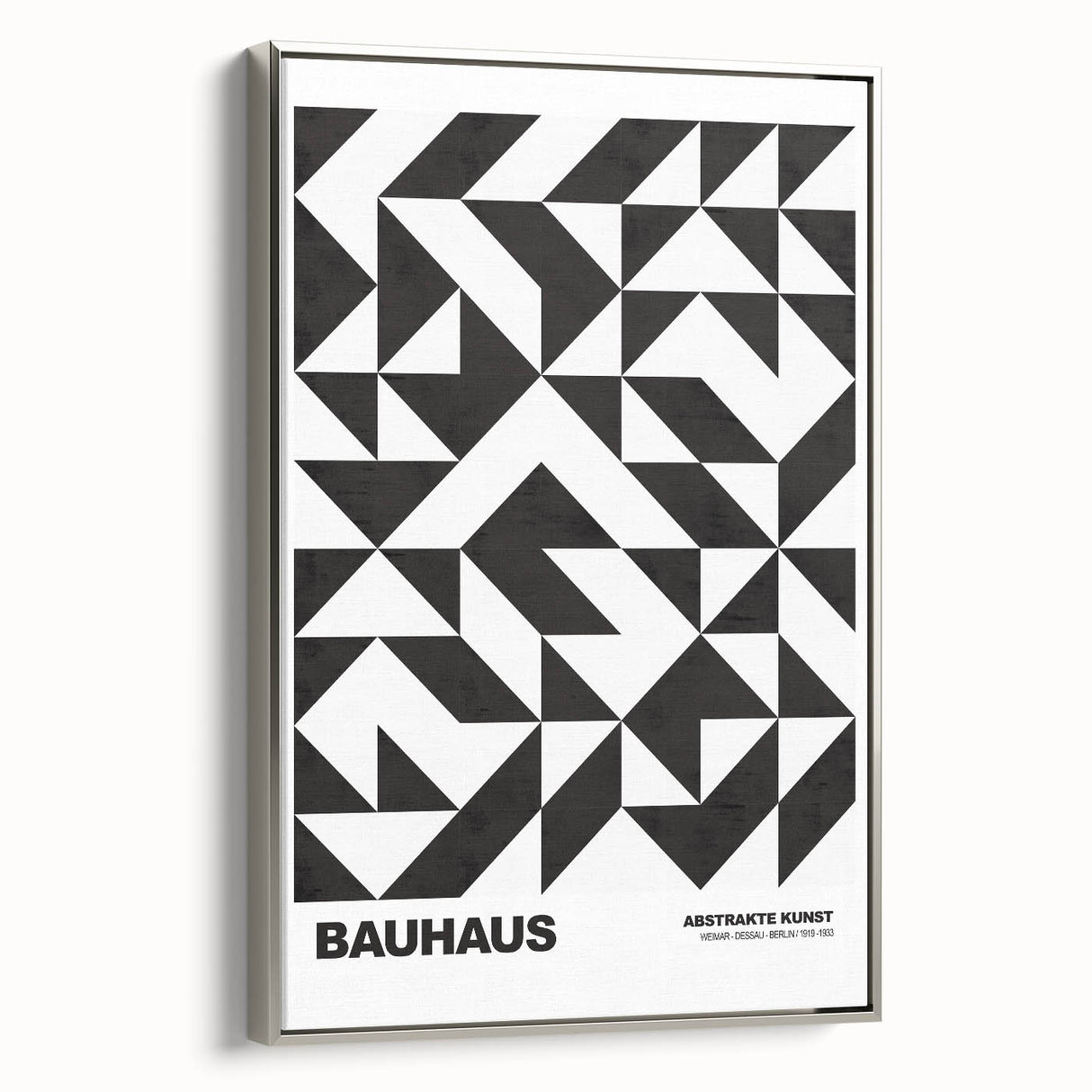 Bauhaus Modern Wall Decor - Contemporary Art Prints with Black Shapes