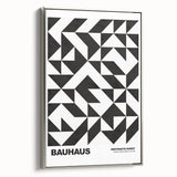 Bauhaus Modern Wall Decor - Contemporary Art Prints with Black Shapes