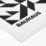Bauhaus Modern Wall Decor - Contemporary Art Prints with Black Shapes