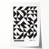 Bauhaus Modern Wall Decor - Contemporary Art Prints with Black Shapes
