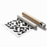 Bauhaus Modern Wall Decor - Contemporary Art Prints with Black Shapes