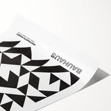Bauhaus Modern Wall Decor - Contemporary Art Prints with Black Shapes