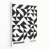 Bauhaus Modern Wall Decor - Contemporary Art Prints with Black Shapes