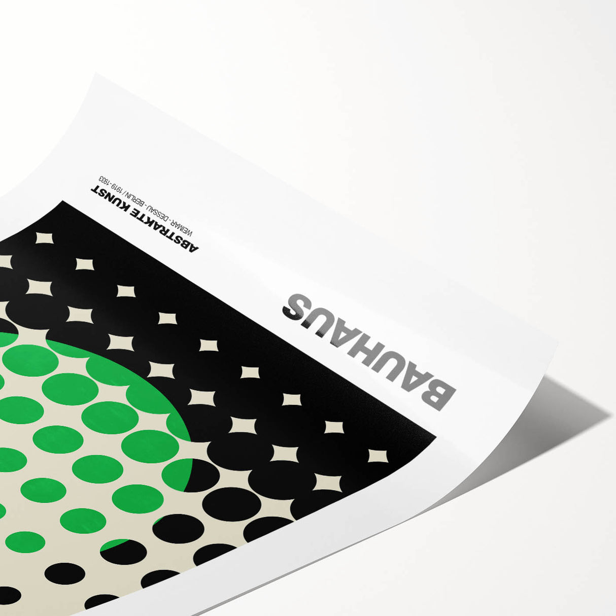 Bauhaus Modern Wall Decor - Contemporary Art Prints with Dotted Design