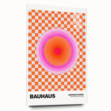 Bauhaus Modern Wall Decor - Contemporary Art Prints with Retro Circles
