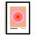 Bauhaus Modern Wall Decor - Contemporary Art Prints with Retro Circles