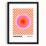 Bauhaus Modern Wall Decor - Contemporary Art Prints with Retro Circles