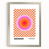 Bauhaus Modern Wall Decor - Contemporary Art Prints with Retro Circles