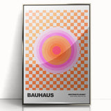 Bauhaus Modern Wall Decor - Contemporary Art Prints with Retro Circles