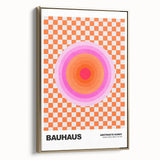 Bauhaus Modern Wall Decor - Contemporary Art Prints with Retro Circles