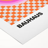 Bauhaus Modern Wall Decor - Contemporary Art Prints with Retro Circles