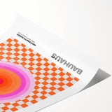 Bauhaus Modern Wall Decor - Contemporary Art Prints with Retro Circles