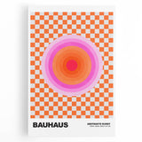 Bauhaus Modern Wall Decor - Contemporary Art Prints with Retro Circles