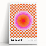 Bauhaus Modern Wall Decor - Contemporary Art Prints with Retro Circles
