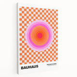 Bauhaus Modern Wall Decor - Contemporary Art Prints with Retro Circles