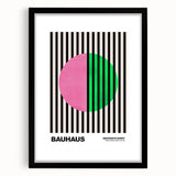 Bauhaus Modern Wall Decor - Contemporary Art Prints with Bold Stripes