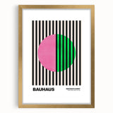 Bauhaus Modern Wall Decor - Contemporary Art Prints with Bold Stripes