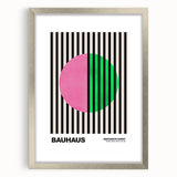 Bauhaus Modern Wall Decor - Contemporary Art Prints with Bold Stripes