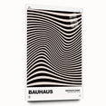 Modern Wall Decor - Abstract Contemporary Art with Wavy Line Design