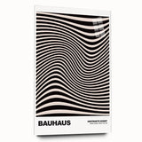 Modern Wall Decor - Abstract Contemporary Art with Wavy Line Design