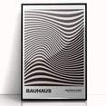 Modern Wall Decor - Abstract Contemporary Art with Wavy Line Design