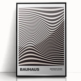 Modern Wall Decor - Abstract Contemporary Art with Wavy Line Design