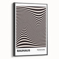 Modern Wall Decor - Abstract Contemporary Art with Wavy Line Design