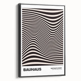 Modern Wall Decor - Abstract Contemporary Art with Wavy Line Design