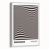 Modern Wall Decor - Abstract Contemporary Art with Wavy Line Design