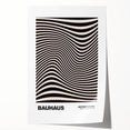Modern Wall Decor - Abstract Contemporary Art with Wavy Line Design
