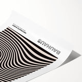 Modern Wall Decor - Abstract Contemporary Art with Wavy Line Design