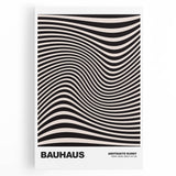 Modern Wall Decor - Abstract Contemporary Art with Wavy Line Design